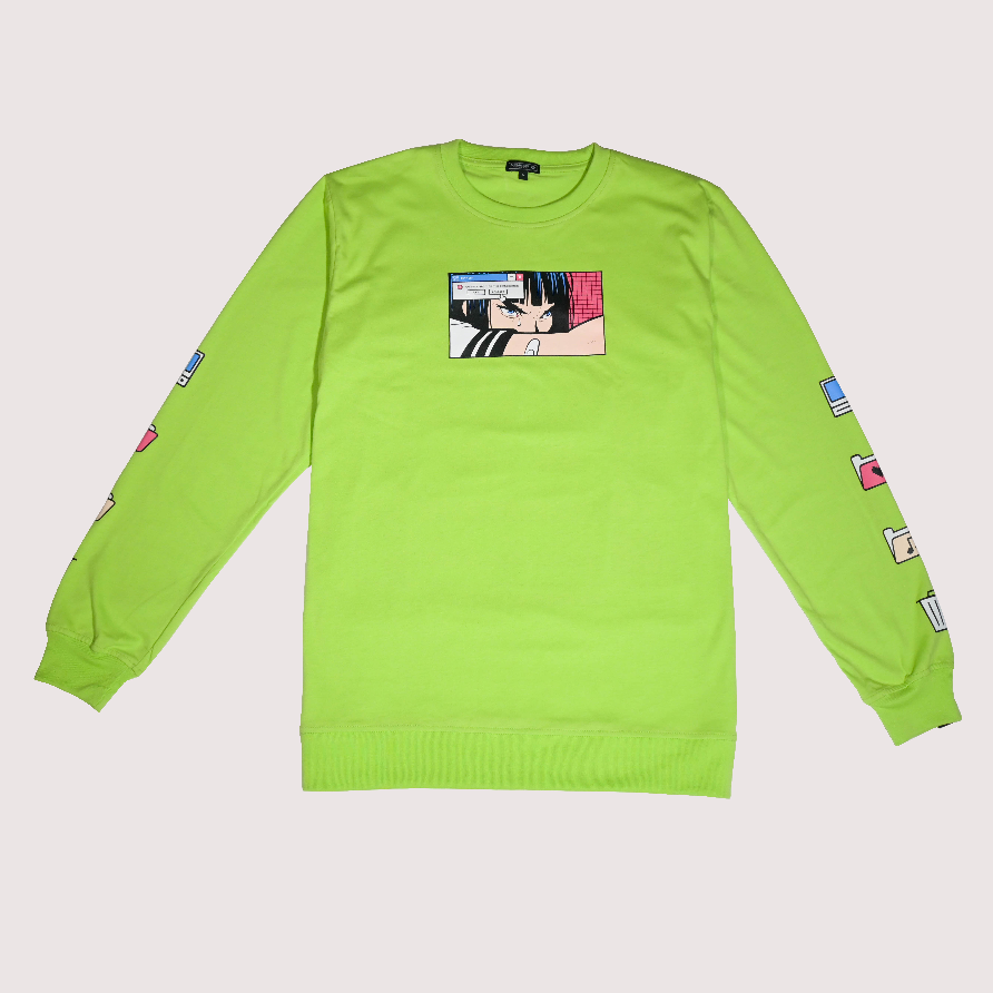 Long Sleeve Fallen Angel Light Green
