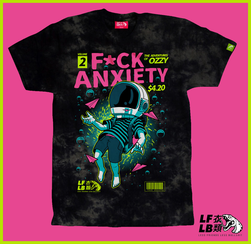 Tie Dye Anxiety V2 Black