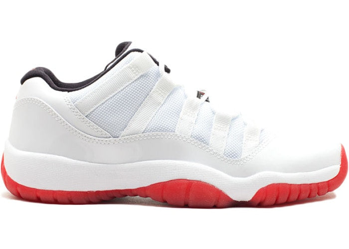 Jordan 11 Retro Low White Varsity Red (GS) – LUHO